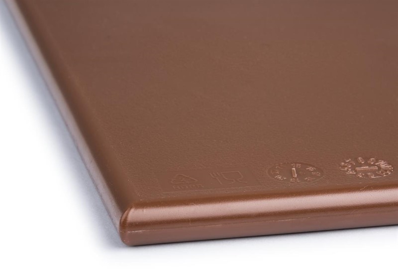  Hygiplas Planche &agrave; d&eacute;couper standard haute densit&eacute; marron 