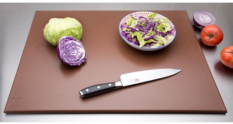  Hygiplas Grand planche &agrave; d&eacute;couper haute densit&eacute; marron 