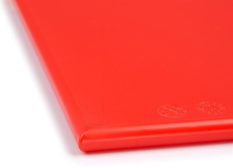  Hygiplas Planche &agrave; d&eacute;couper standard haute densit&eacute; rouge 