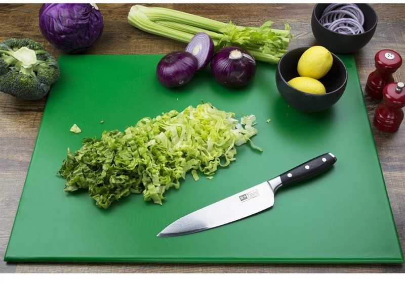  Hygiplas Grande planche &agrave; d&eacute;couper haute densit&eacute; verte 