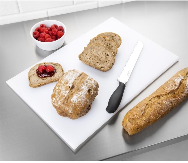  Hygiplas Planche &agrave; d&eacute;couper standard haute densit&eacute; blanche 