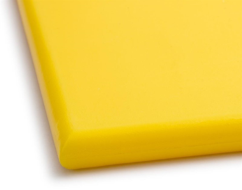  Hygiplas Grande planche &agrave; d&eacute;couper haute densit&eacute; jaune 