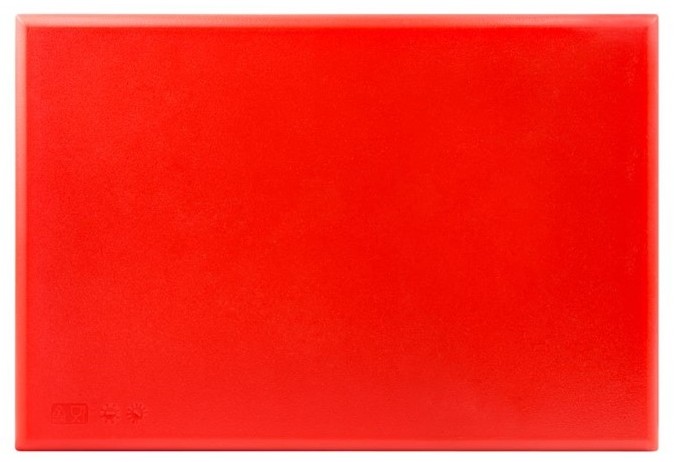  Hygiplas Planche &agrave; d&eacute;couper &eacute;paisse haute densit&eacute; rouge 