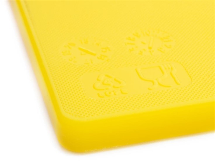  Hygiplas Planche &agrave; d&eacute;couper standard basse densit&eacute; jaune 