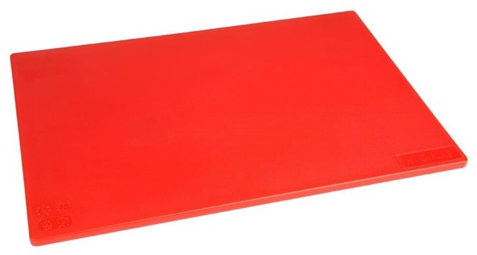  Hygiplas Planche &agrave; d&eacute;couper standard basse densit&eacute; rouge 