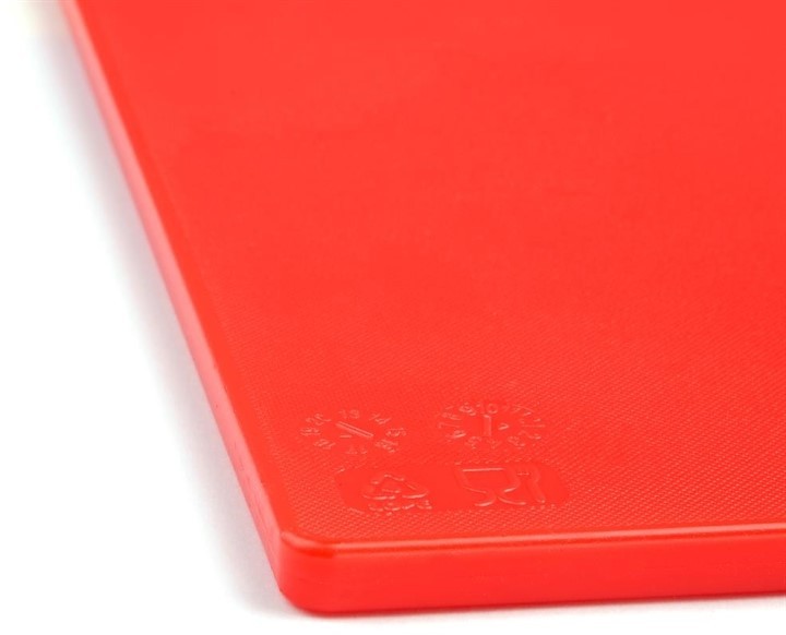 Hygiplas Planche &agrave; d&eacute;couper standard basse densit&eacute; rouge 