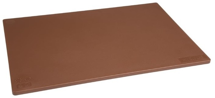  Hygiplas Planche &agrave; d&eacute;couper standard basse densit&eacute; marron 