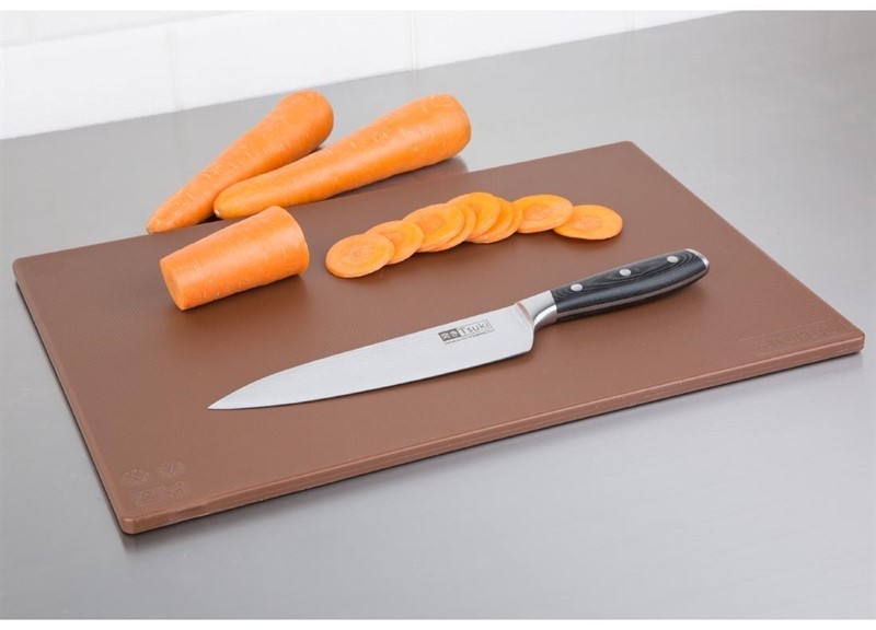  Hygiplas Planche &agrave; d&eacute;couper standard basse densit&eacute; marron 