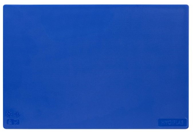 Hygiplas Planche &agrave; d&eacute;couper standard basse densit&eacute; bleue 