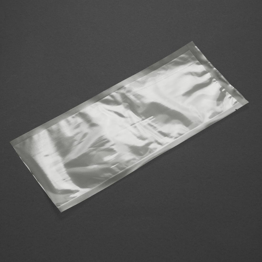 Vogue Sacs gaufr&eacute;s compostables pour machine sous vide 150x350mm (Lot de 50) 