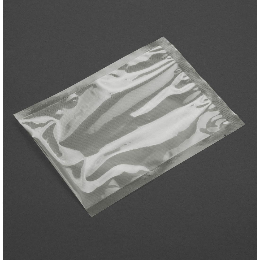  Vogue Sacs gaufr&eacute;s compostables pour machine sous vide 150x250mm (Lot de 50) 