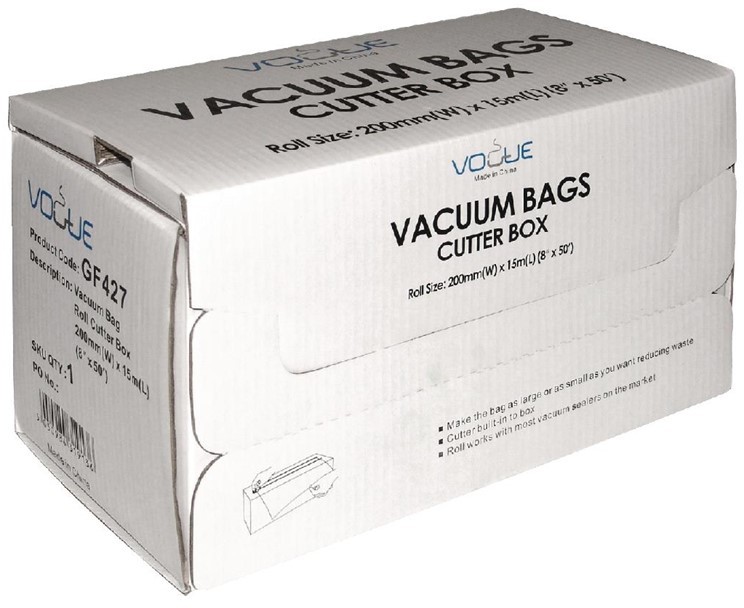  Vogue Rouleau distributeur de sacs sous vide 200mm x15m 