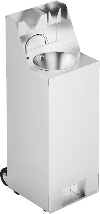  IMC Station de lavage des mains mobile avec cr&eacute;dence 10L 