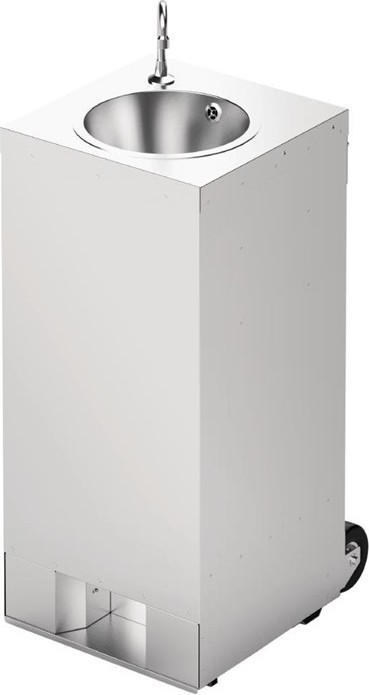  IMC Station de lavage des mains mobile avec cr&eacute;dence 10L 