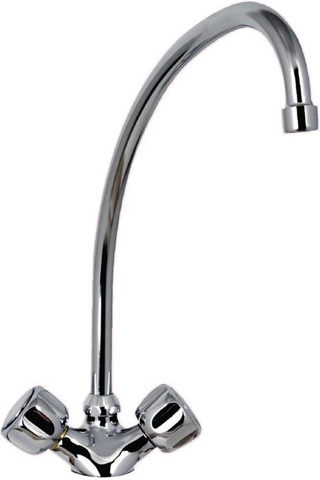 Gastronoble Robinet m&eacute;langeur monotrou 1/4 de tour mod&egrave;le standard col 300mm 