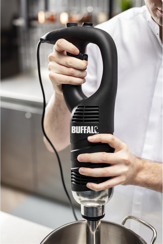  Gastronoble Batteur en b&acirc;ton &agrave; vitesse variable Buffalo, 400 mm d'arbre 