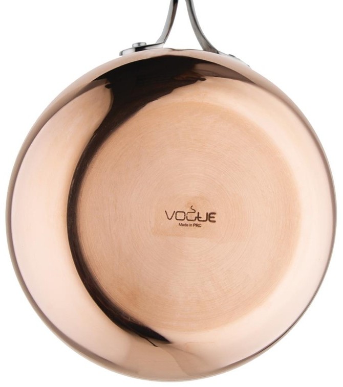  Vogue Sauteuse &eacute;vas&eacute;e en cuivre 3 couches 20 cm 
