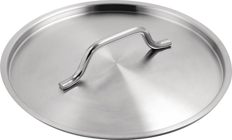 Vogue Casserole en inox avec couvercle 5L 