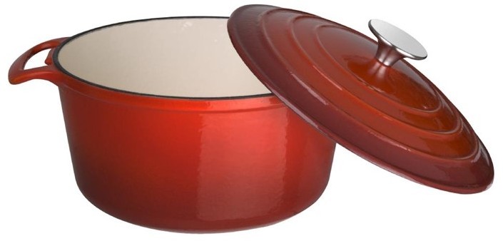  Vogue Grande cocotte ronde rouge Vogue 