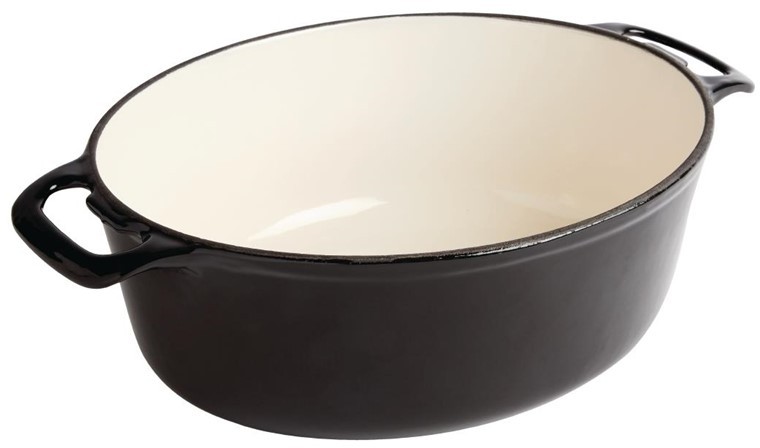  Vogue Grande cocotte ovale noire 6L 