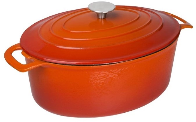  Vogue Grande cocotte ovale orange 6L 