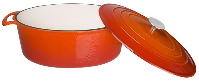  Vogue Grande cocotte ovale orange 6L 