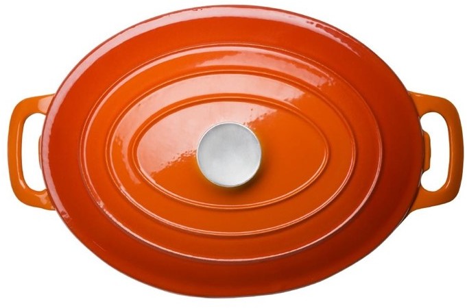  Vogue Grande cocotte ovale orange 6L 
