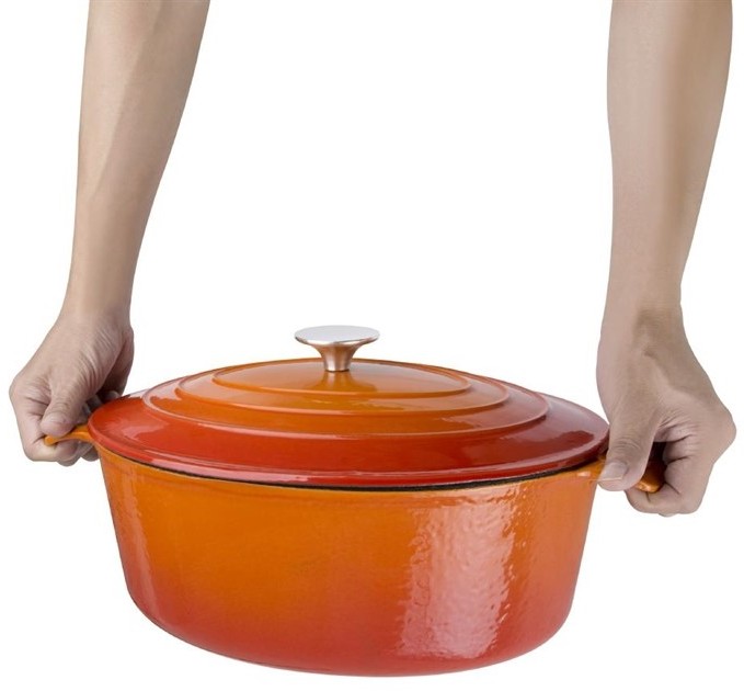  Vogue Grande cocotte ovale orange 6L 