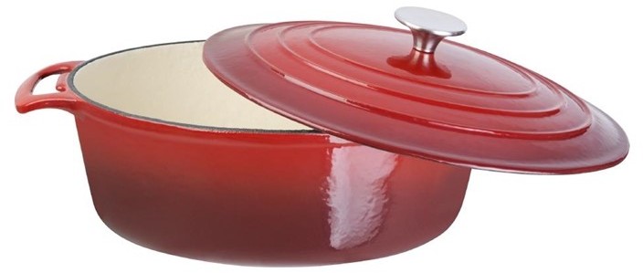  Vogue Grande cocotte ovale rouge 6L 