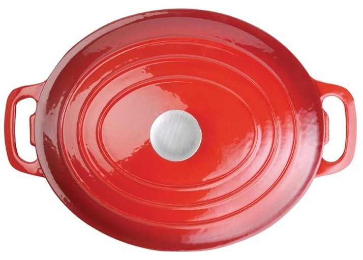  Vogue Grande cocotte ovale rouge 6L 