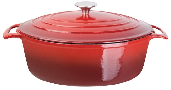  Vogue Grande cocotte ovale rouge 6L 