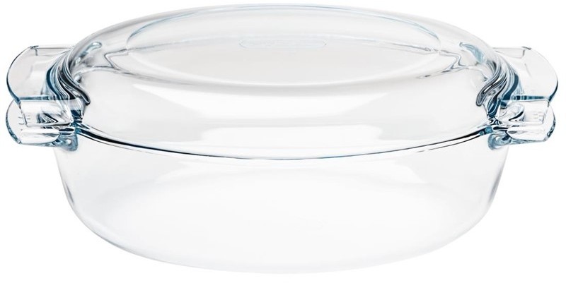  Pyrex Faitout ovale en verre 4,5L 