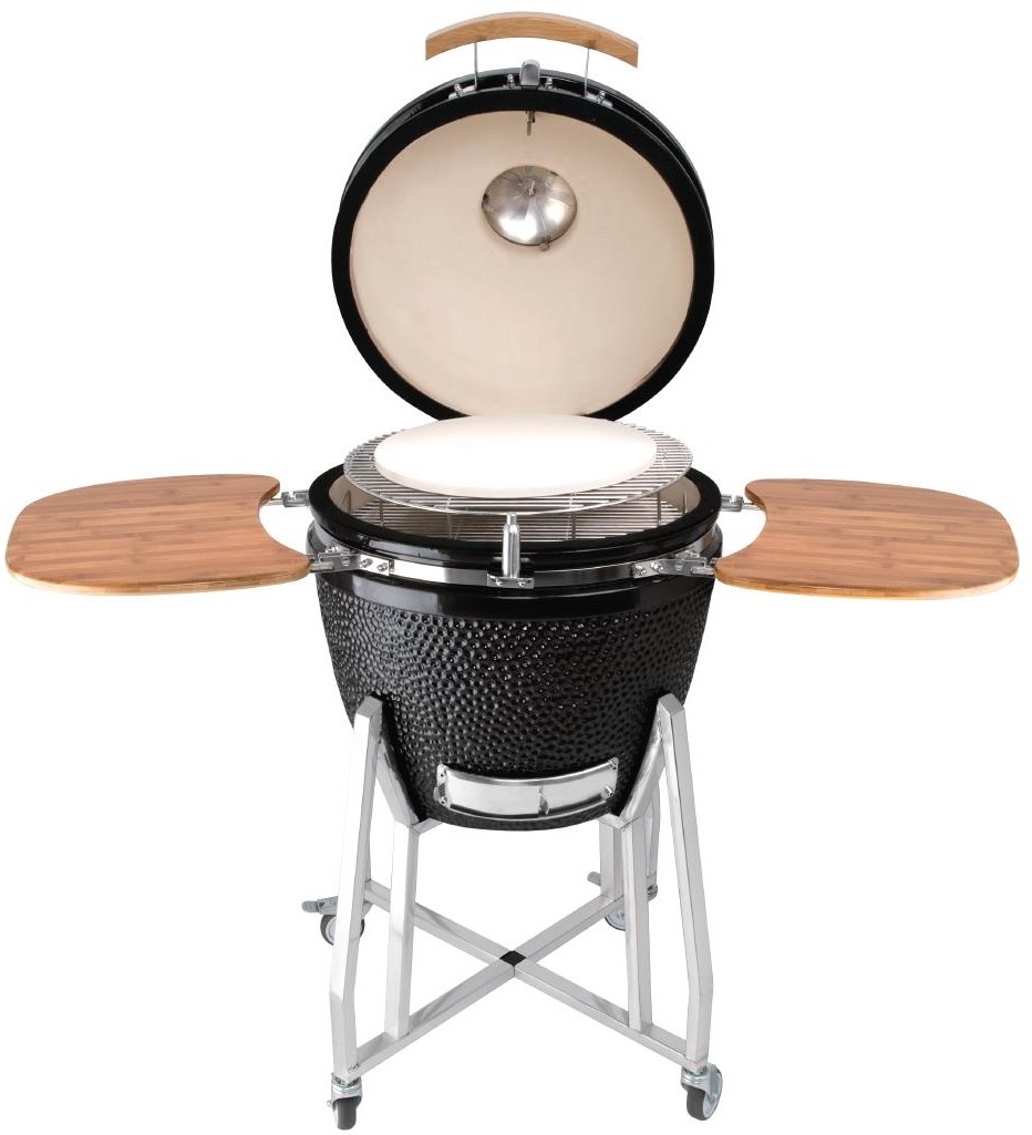  Buffalo Barbecue kamado sur chariot avec tablettes Buffalo 