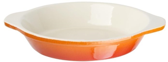  Vogue Plat &agrave; gratin rond orange Vogue 
