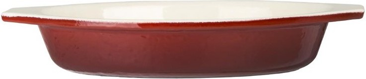  Vogue Plat &agrave; gratin ovale rouge 650ml 
