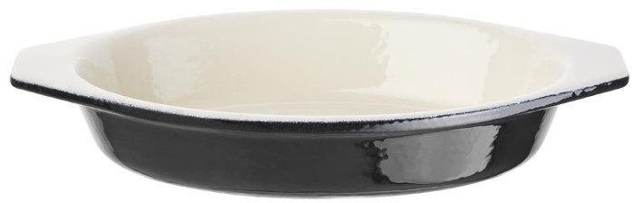  Vogue Plat &agrave; gratin ovale noir 650ml 