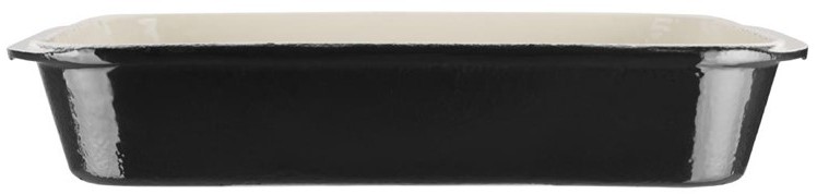  Vogue Plat &agrave; r&ocirc;tir en fonte noir 405 x 250mm 