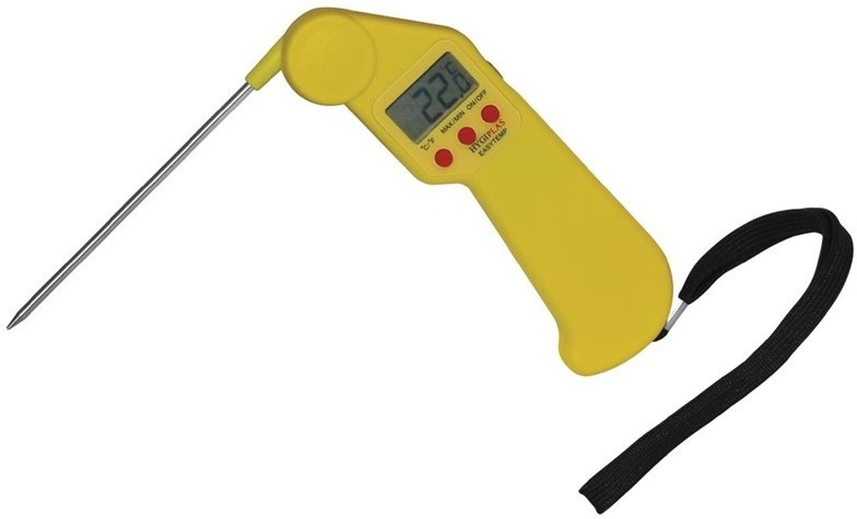  Hygiplas Thermom&egrave;tre Easytemp jaune 