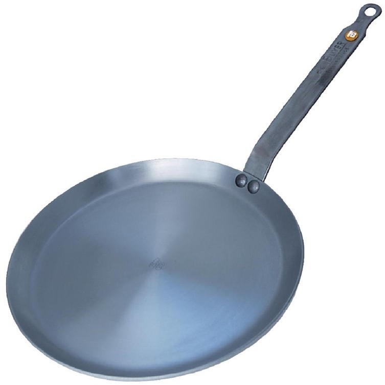  De Buyer Cr&ecirc;pi&egrave;re en acier Mineral B 24 cm 