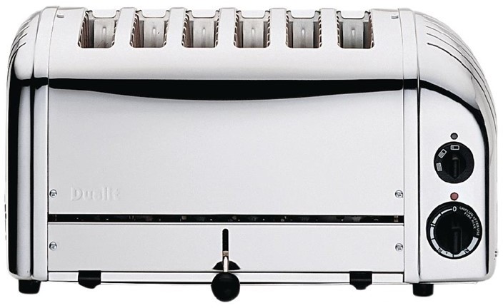  Dualit Grille-pain 6 tranches inox Vario 60144 