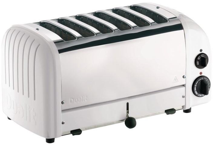  Dualit Grille-pain 6 tranches blanc Vario 60146 