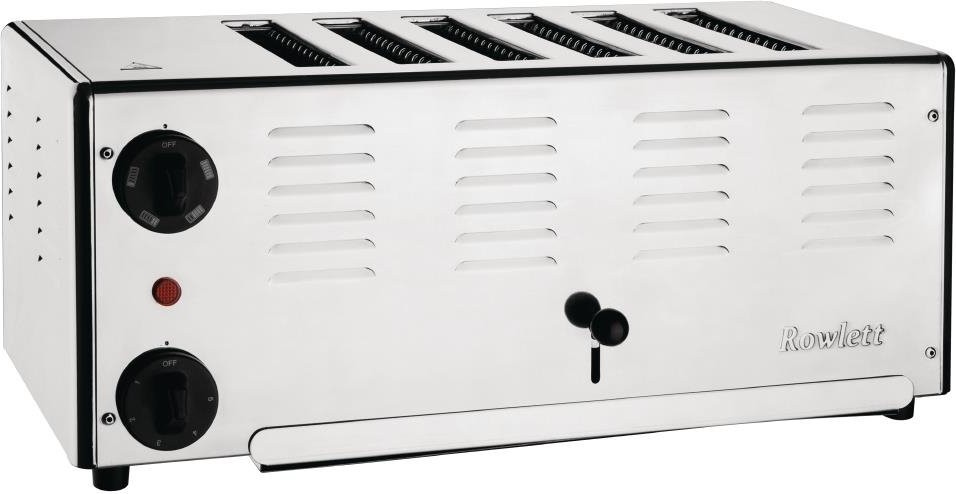  Rowlett Grille-pain 6 fentes Premier avec r&eacute;sistances DuraHeat suppl&eacute;mentaires 