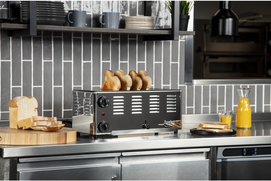  Rowlett Grille-pain 6 fentes Premier avec r&eacute;sistances DuraHeat suppl&eacute;mentaires 