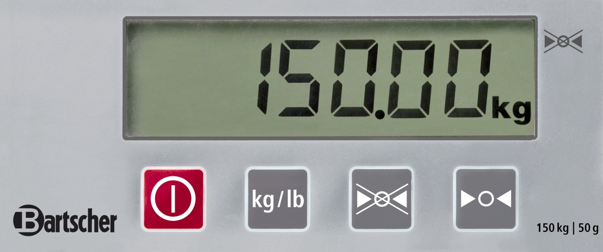  Bartscher Balance digitale, 150Kg, 50g 