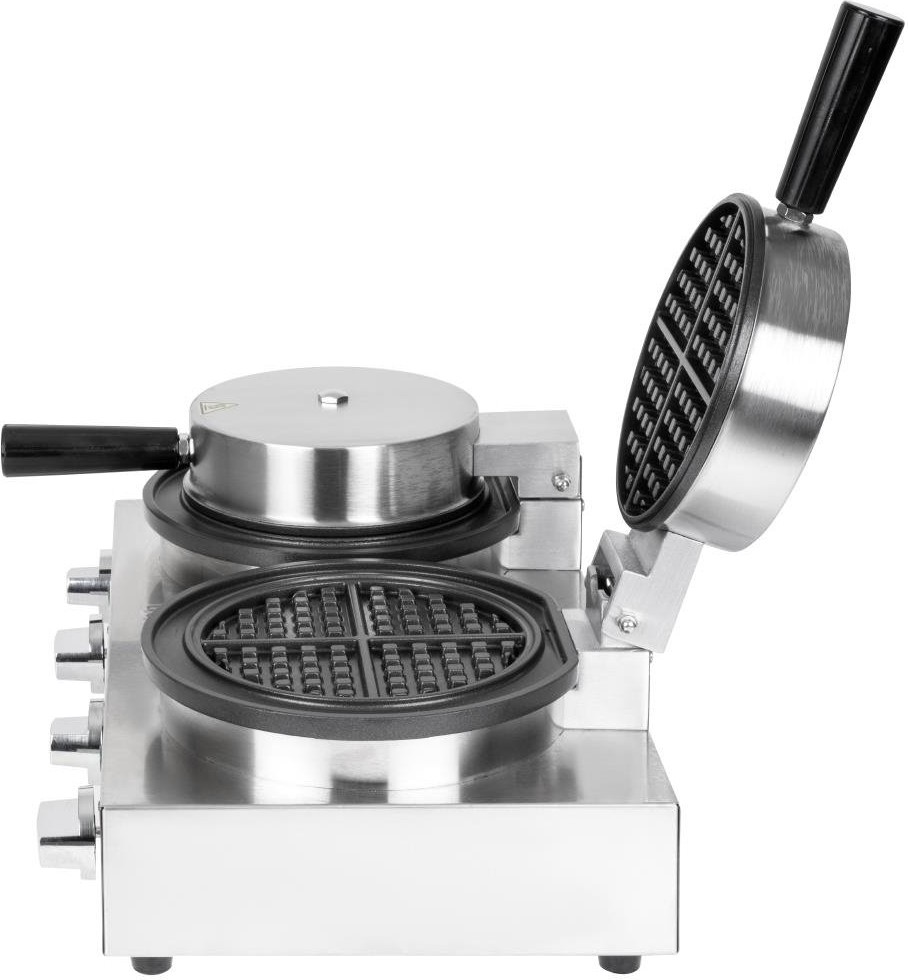  Buffalo Gaufrier belge rond double Buffalo 