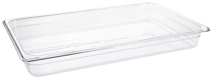 Vogue Bac Gastronorme en polycarbonate transparent 65mm Vogue 
