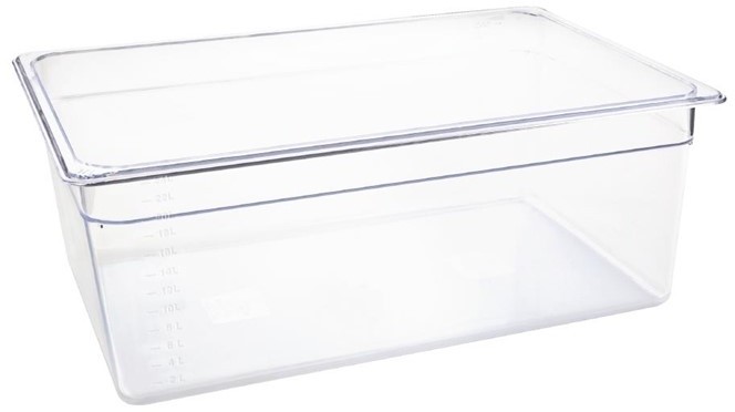  Vogue Bac Gastronorme en polycarbonate transparent 200mm Vogue 