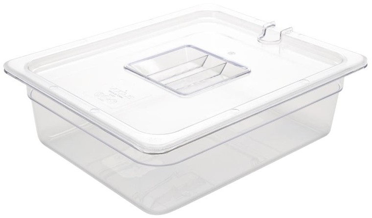  Vogue Bac Gastronorme en polycarbonate transparent un demi 100mm Vogue 