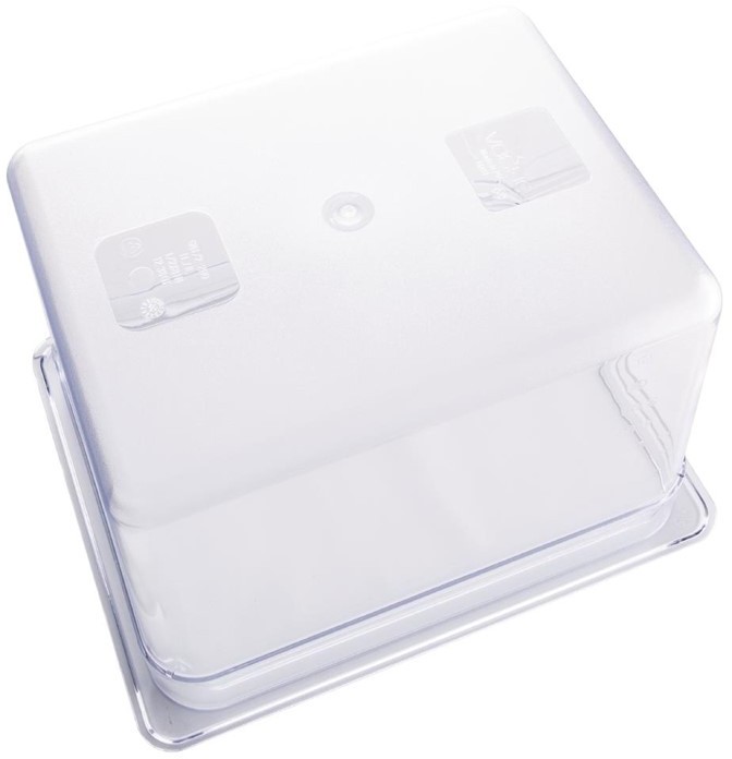  Vogue Bac Gastronorme en polycarbonate transparent un demi 200mm Vogue 