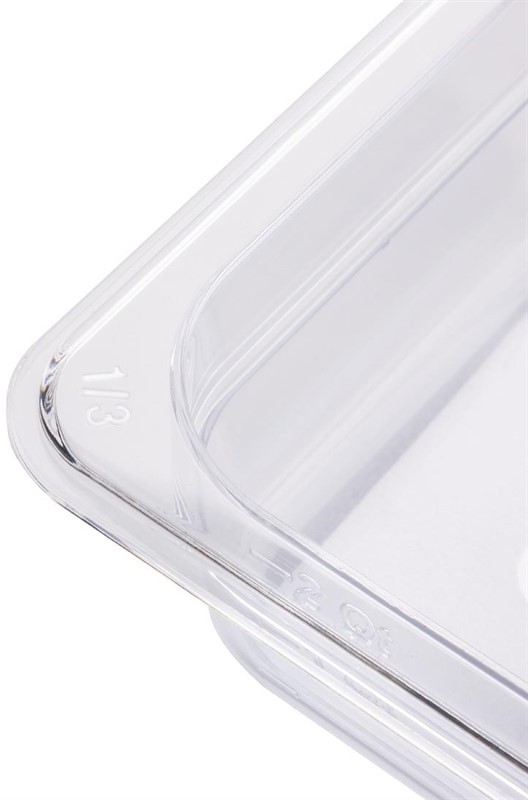  Vogue Bac Gastronorme en polycarbonate transparent un tiers 65mm Vogue 